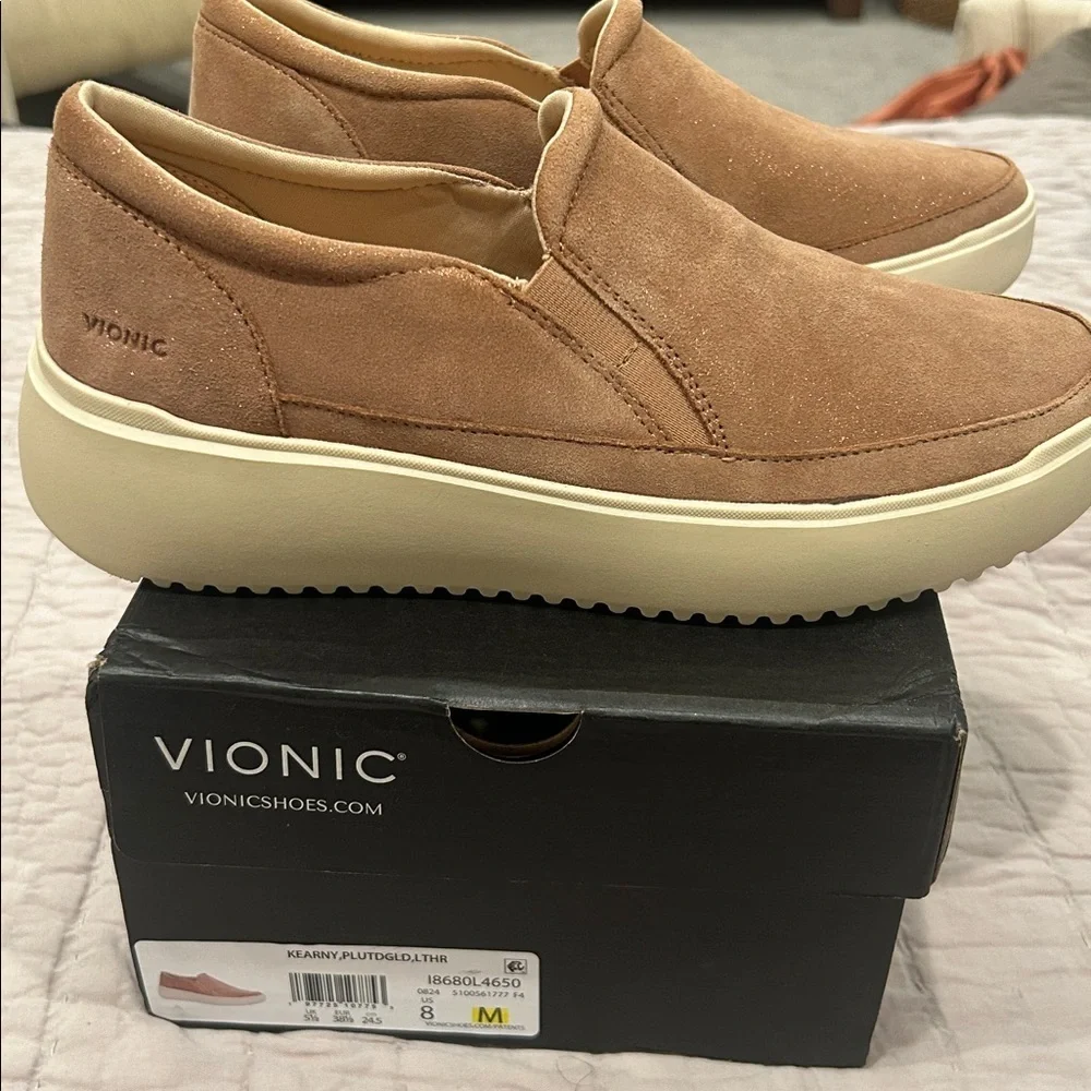 VIONIC KEARNY WOMENS POLLUTED ROSE GOLD 8